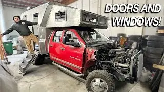 Building The Worlds Craziest Overlanding Camper Truck - Doors and Windows