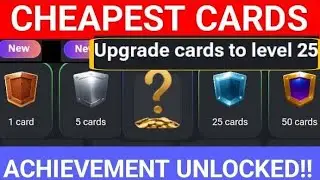 5 Cheapest Cards to Upgrade to Level 25 in Hamster Kombat