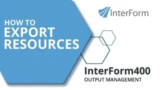 InterForm400: How to export resources