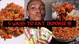 5 Ways To Eat INDOMIE!!! // EASY LUNCH | DINNER IDEAS //DIFFRENT WAYS TO MAKE INSTANT NOODLES