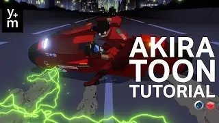 Create Akira Anime Shading with C4D/Redshift + YMA Toon Shader | Tutorial