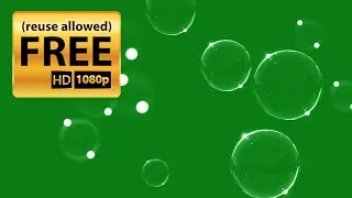 Bubbles Green Screen Background Video HD-Bubble Black, Blue Screen Background Video Animation!