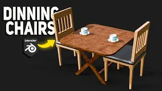 blender tips : how to modeling dinning chairs