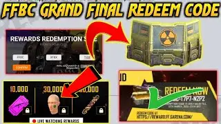 FFBC GRAND FINAL REDEEM CODE | 19 MARCH FFBC REDEEM CODE | FREE FACEPRINT SKIN