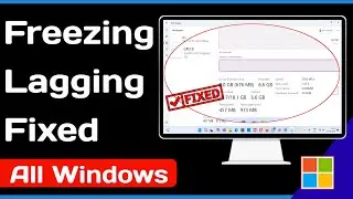 How To Solve PC Freezes Randomly | Windows 11 | Lagging and Freezing SOLVED 2024 Proof 100% Working