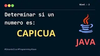 Lógica de un Numero Capicúa JAVA