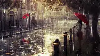 Relaxing Sleep Music Sad & Rain Sounds, Peaceful Piano Music - Wind from the East