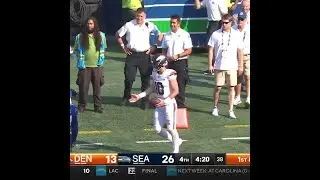 Bo Nix rushes for a 23-yard Gain vs. Seattle Seahawks