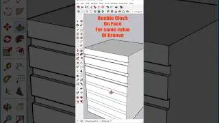 How To Make Grooves In SketchUp 