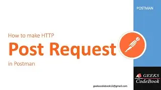 Postman #3 | HTTP POST request in Postman