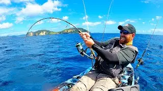 Kayak Fishing 70 Miles Out for Deep Sea GIANTS (CATCH CLEAN COOK) -- Episode 3