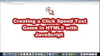 Creating a Click Speed Test Game in HTML5 with JavaScript