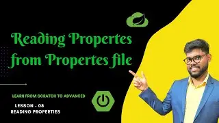 #8 Reading Properties from Properties file | Spring Boot Microservices | Java Shastra