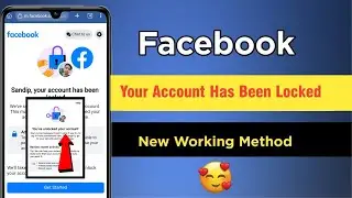 Facebook Your Account Has been Locked Unlock Get A Code by Email Option 🥰 Fb id Unlock kaise kare