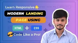 🚀 [GAMECHANGER ] Create Modern Landing Page with HTML and CSS