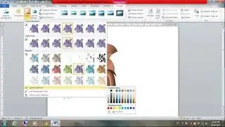 How to Change Color of a Picture in MS Word