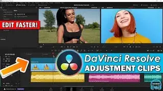 DaVinci Resolve - Adjustments Clips (Effect Multiple Clips Fast & Save Settings)