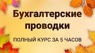 БУХГАЛТЕРСКИЕ ПРОВОДКИ с нуля: ПОЛНЫЙ КУРС за 5 часов [ТЕОРИЯ 📚 + ПРАКТИКА 💻]