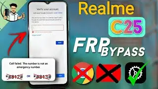 Realme C25 FRP Code Not Work | FRP Bypass | Google Account Unlock Without PC | Service Mobile Life