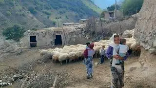 The only remaining household in a remote village:a narrative of nomadic life surrounded by mountains