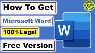 How to Download & Install Microsoft Word |Office For Free on (pc / laptop)