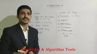 #3| Algorithm and Algorithms Design | Characteristics of Algorithm