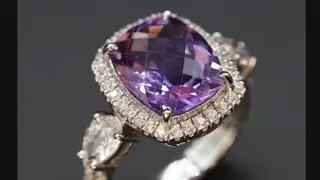 I turned scrap gold into a new ring - handmade purple sapphire jewelry