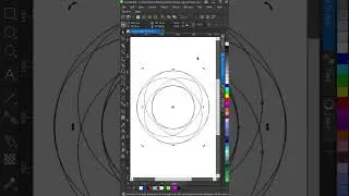 Como criar Design de Logo formato de rosa em vetor no CorelDRAW #141 #shorts