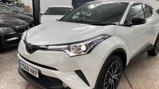 TOYOTA C-HR EXCEL 2018 WHITE