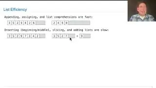 List Efficiency