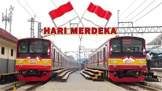 Kompilasi Kereta Api KRL ~ HARI MERDEKA 17 AGUSTUS 1945 🇮🇩