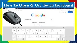 How to open and use touch keyboard in Windows 10 ।। How to find touch keyboard in Windows 10