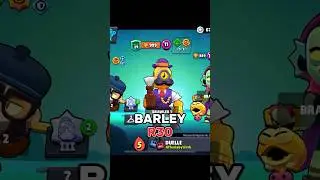 Barley Rank 30! (1000🏆) #brawlstars #supercell #phonk #gaming #edit #shorts