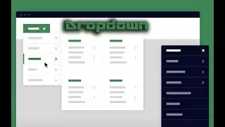 Mega Dropdown Master navagion in HTML,CSS & JAVA computer code