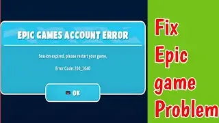 Fix Fall Guys account error Session expired Error 200_1040 Problem | FALL GUYS SESSION EXPIRED