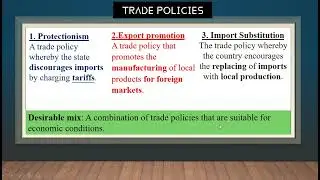 Gr12 Economics(P1): Trade and competition