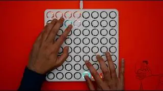 Turn any song into a finger drumming routine (on a Midi Fighter 64)