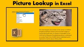 Picture Lookup in Excel