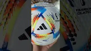 Así es la pelota de la final en el mundial Qatar 2022 🤔⚽ 