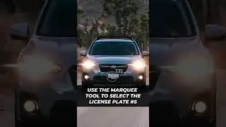 How to REMOVE your License Plate in Photoshop 