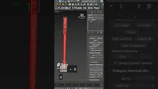 make animated straw in 3ds Max within 1 min #3dsmax #jamalkudu