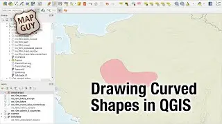 Drawing Curved Shapes in QGIS