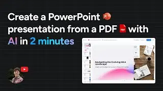 Create a PowerPoint presentation from a PDF with AI in 2 minutes