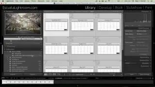 Lightroom 5 - Cómo Crear un Calendario Gratis en Lightroom (Tutorial) 2015