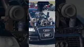 Wildest Audi A6 V8 Swap!!! #engineswap #v8 #v8sound #v8engine #v8swap #swapv8