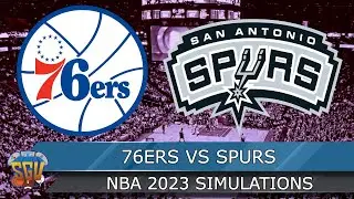 76ers vs Spurs Full Game Highlights | NBA Today 1/22/24 | Philadelphia vs San Antonio (NBA 2K24 Sim)