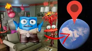 Inside Out 2 - Anger Is Blue on Google Earth!