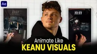 Animate Like Keanu Visuals in After Effects  | Viral Reels Edit