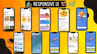 🔥📱 Create Responsive Flutter UI App with 3 REAL Projects | Flutter Tutorial  for beginners 2025