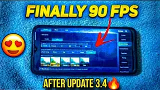 Finally 90 FPS After Pubg Update 3.4 🔥✔️